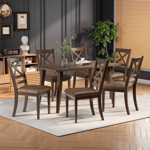 Dining Chairs Set Of 2, Brown CJDropshipping