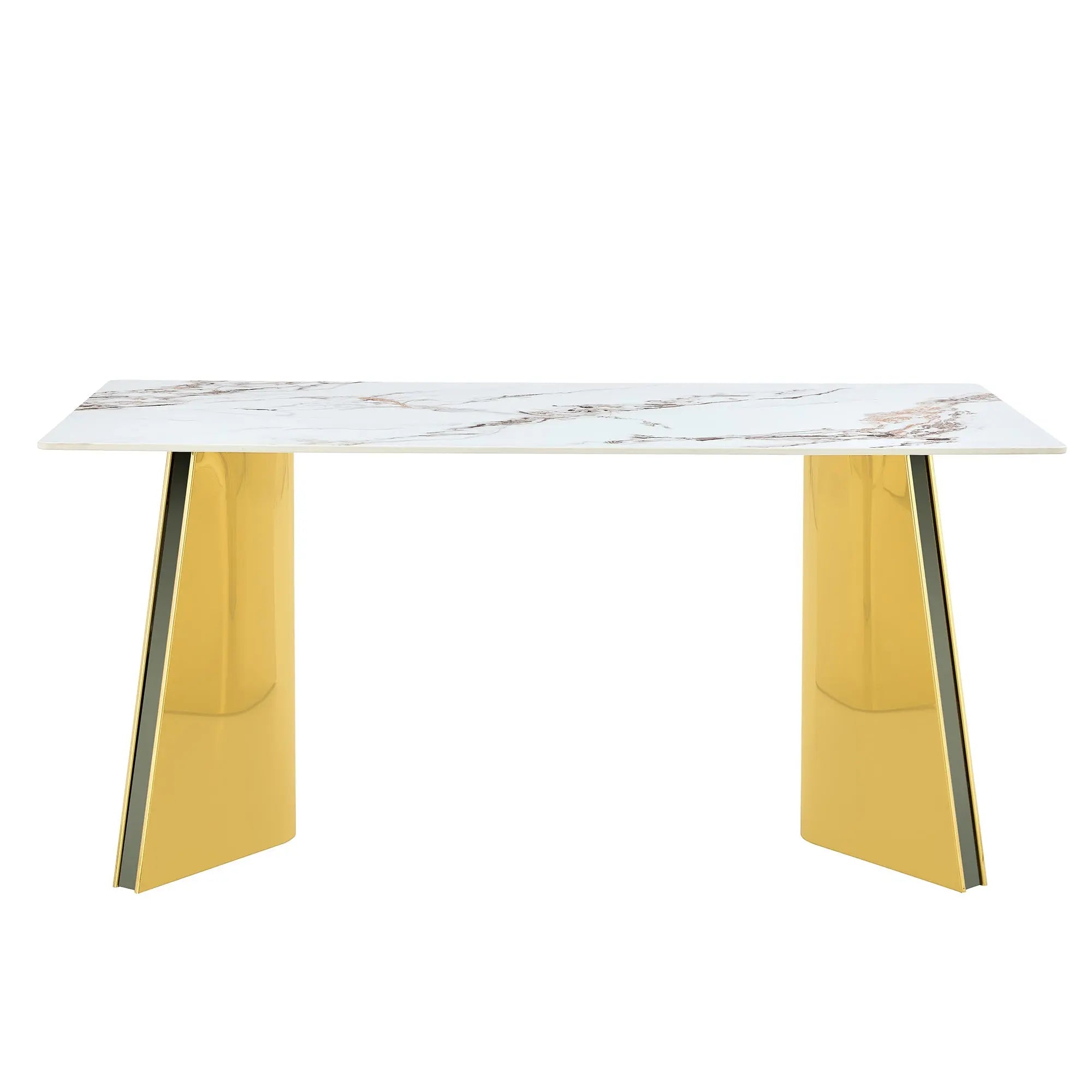 Table and chair set.63'x31.5x30' Luxurious Cold Jade Patterned Sangria Beech