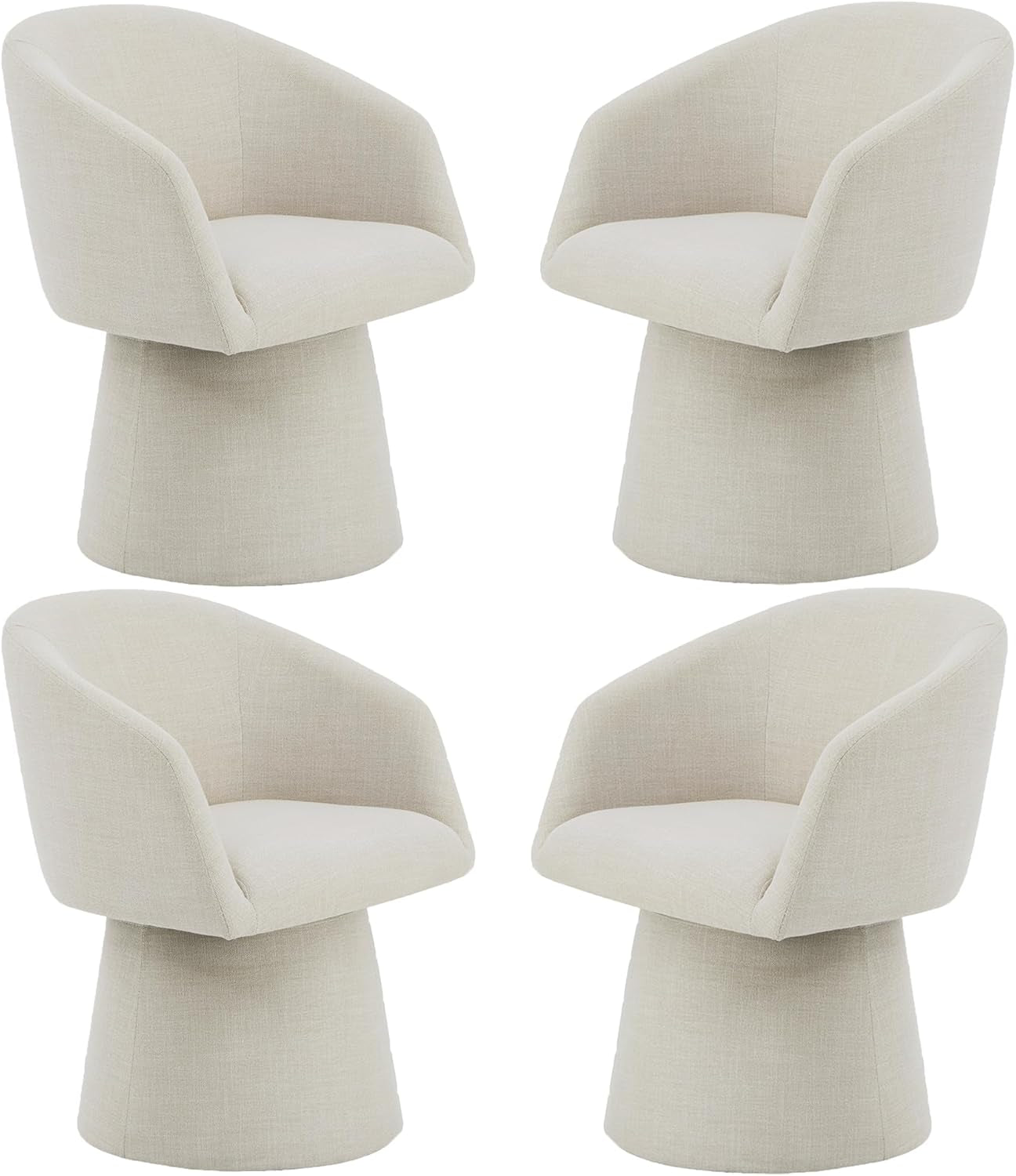 Swivel Dining Chairs Modern Accent Armchair Side Deskchair for