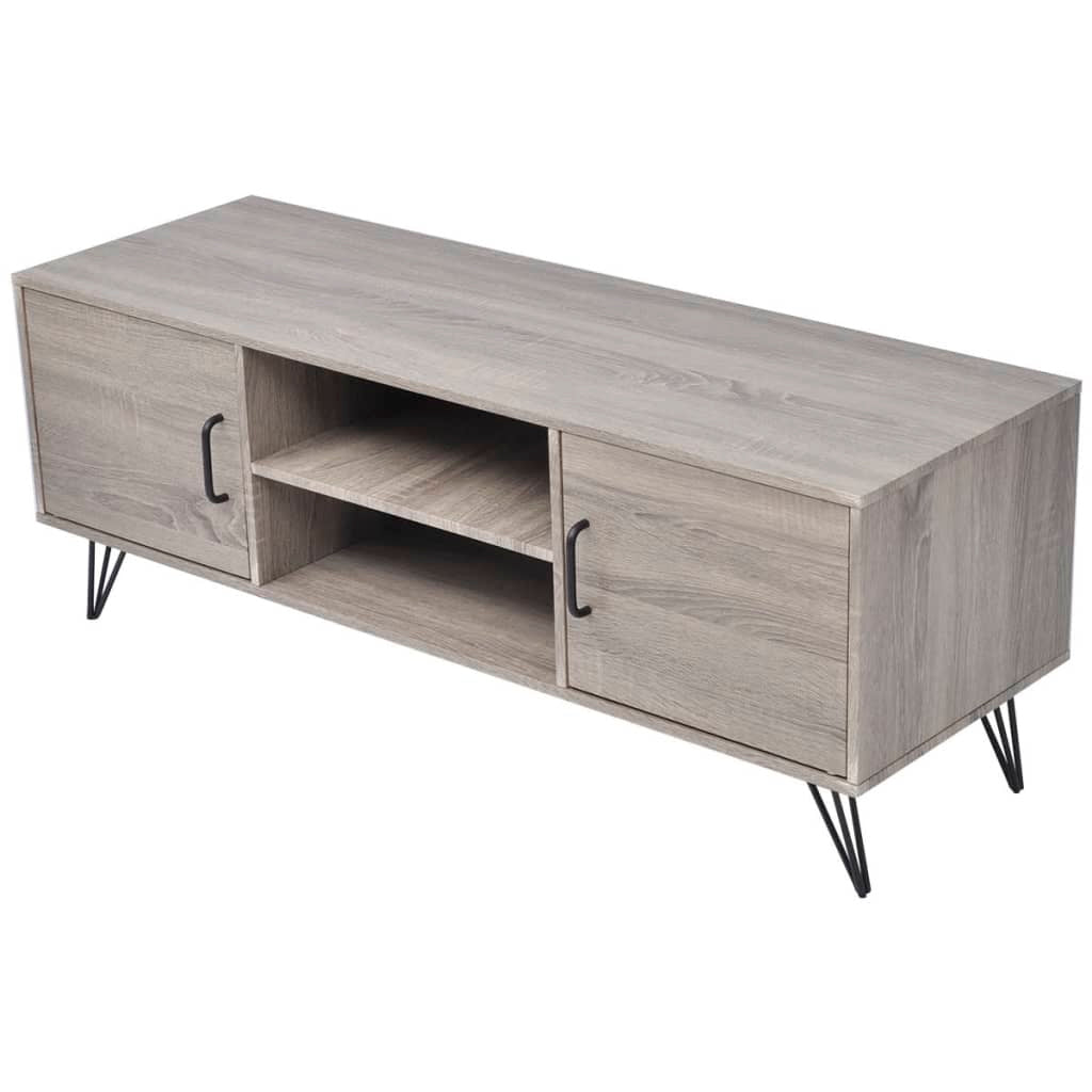 TV Cabinet Gray 120x40x45 cm Grey
