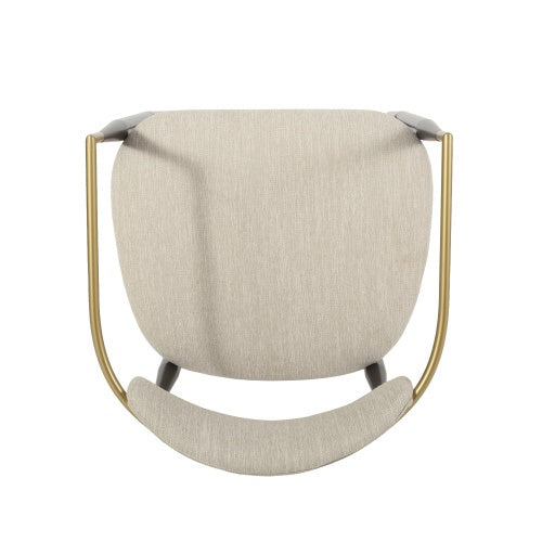 Barstools Set Of 2, Counter Height Upholstered Bar Stools With Back For Kitchen Island, Beige Faux PU Leather Seating Black Iron Legs 260LBS Weight Capacity