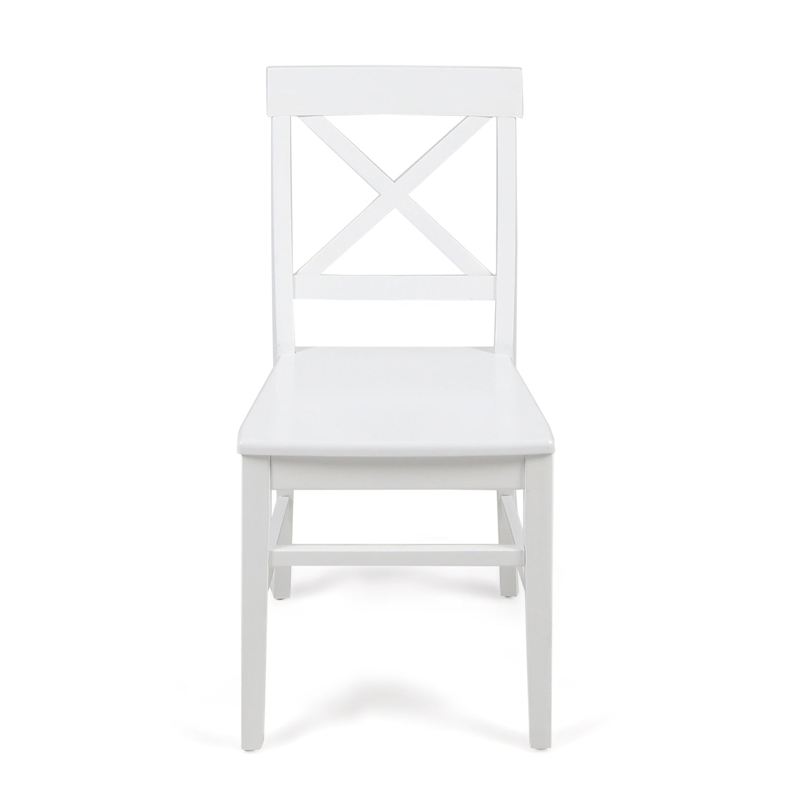 Acacia Wood Dining Chairs, White CJDropshipping
