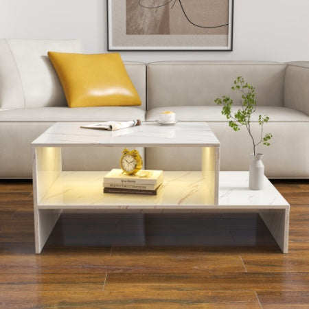 Coffee Table With Unique Architectural Shape CJDropshipping