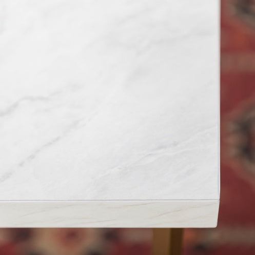 Modern Glam Metal And Faux Marble Coffee Table CJDropshipping