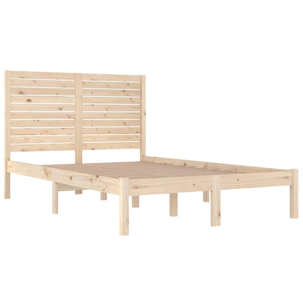 solid wood bed 140x190 cm