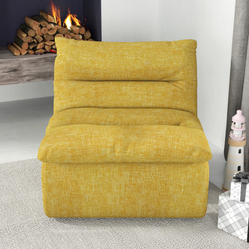 Lazy Floor Sofa ,Modern Armless Floor Lounge Chair, Comfy Accent Bean Bag Couch, Single Corner Chair Sofa For Living Room Bedroom Salon Office