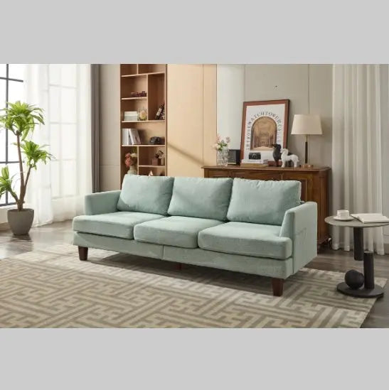 Fabric 3 Seater Couch With 2 USB, Comfortable Sectional Couches And CJDropshipping