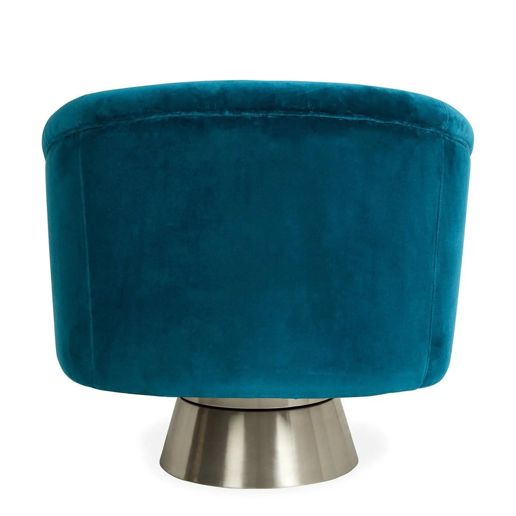 Bacharach Swivel Chair Violet Blackhaw