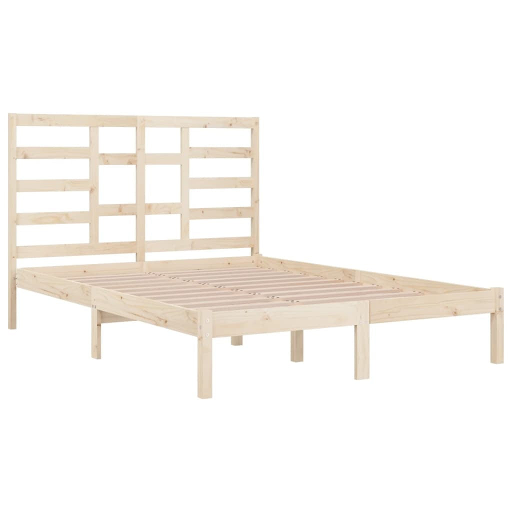 solid wood bed 140x190 cm