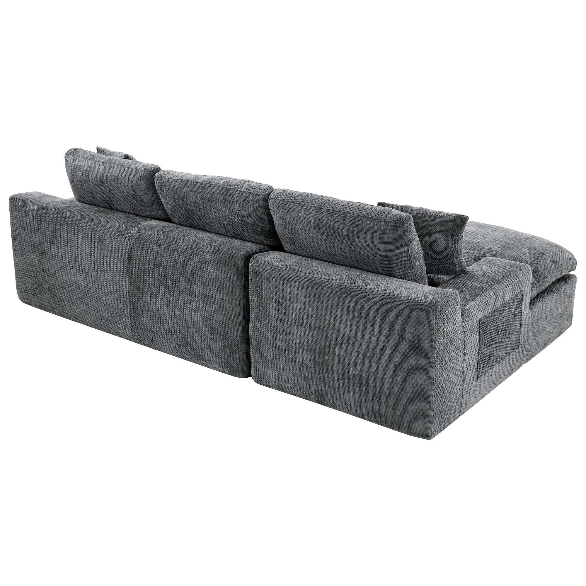 Cloud Sectional Sofa 107.9' Upholstered Sofa Couch with Double-layer