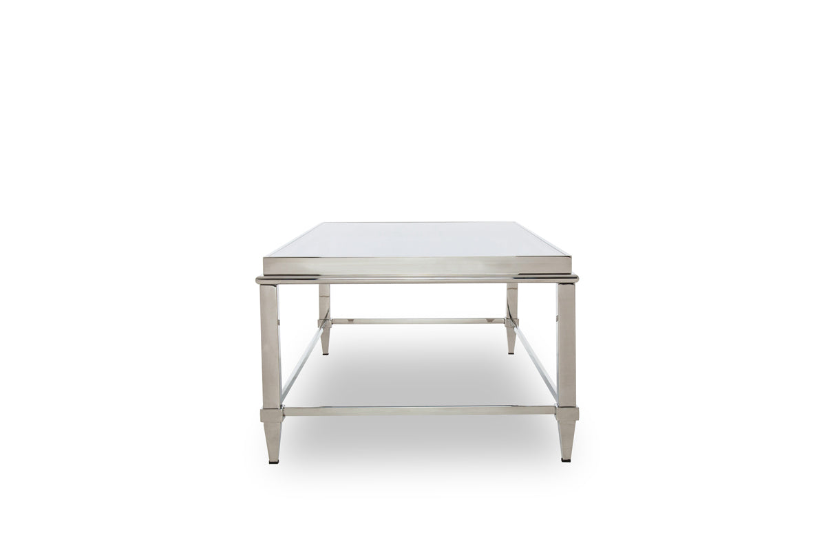 18inches Steel and Glass Coffee Table
