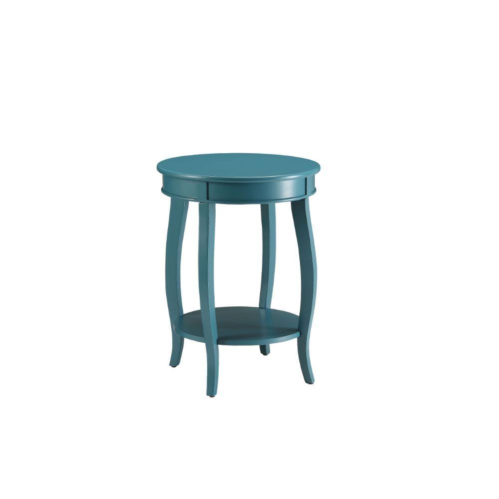 Pop of Color Teal Side or End Table Jade