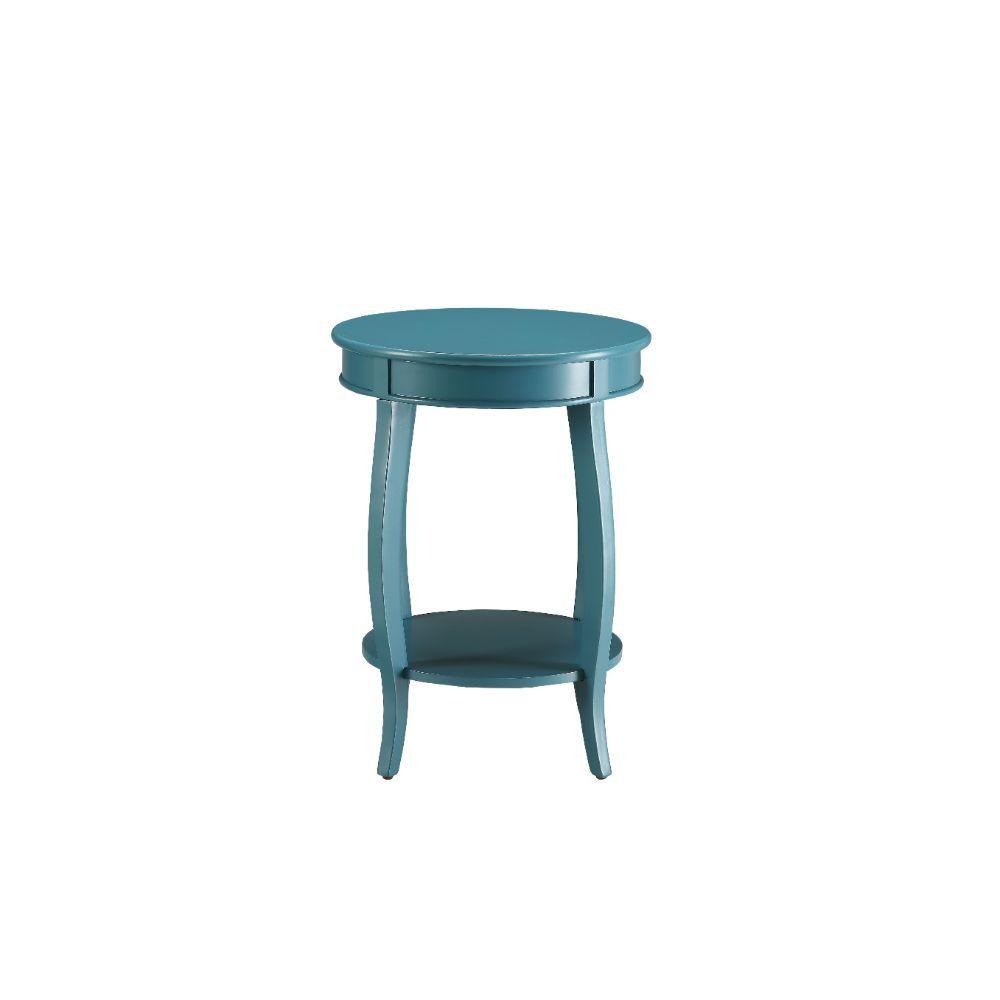 Pop of Color Teal Side or End Table Jade