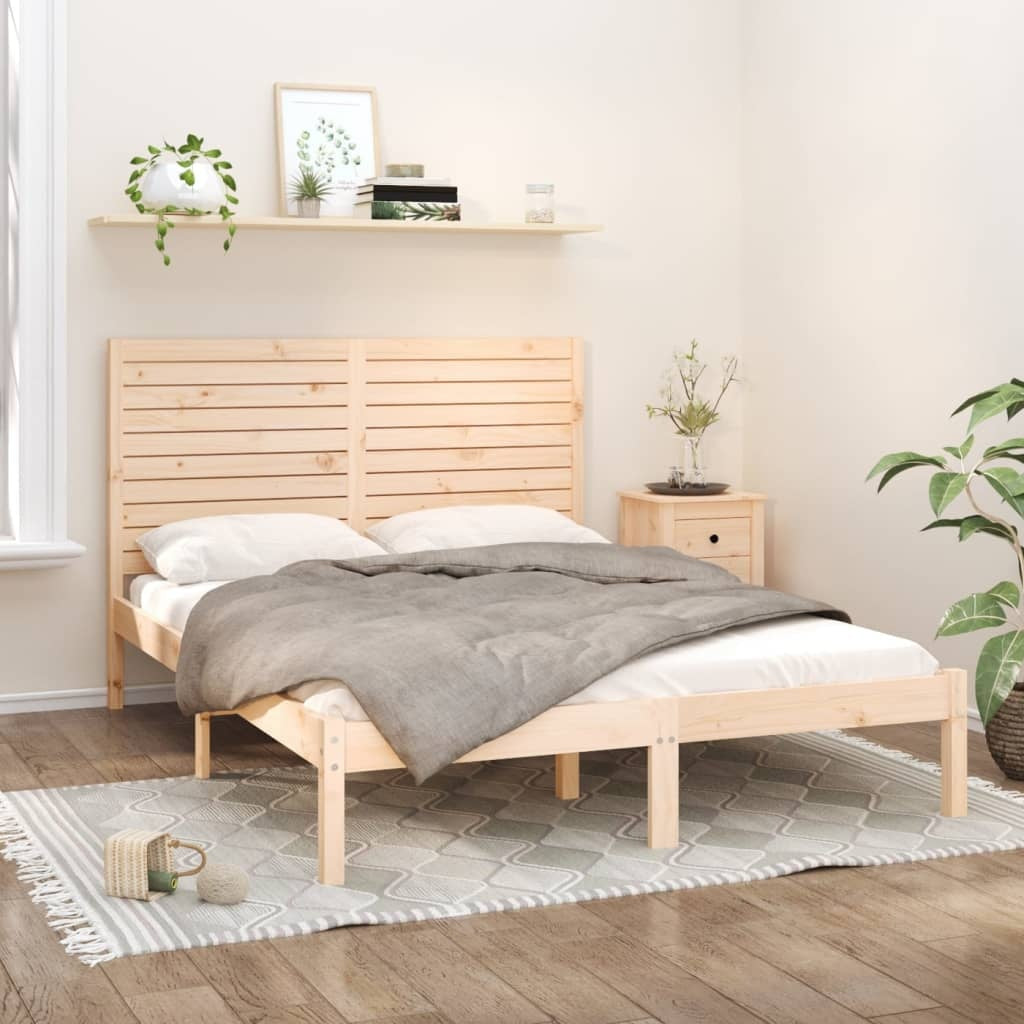 solid wood bed 140x200 cm