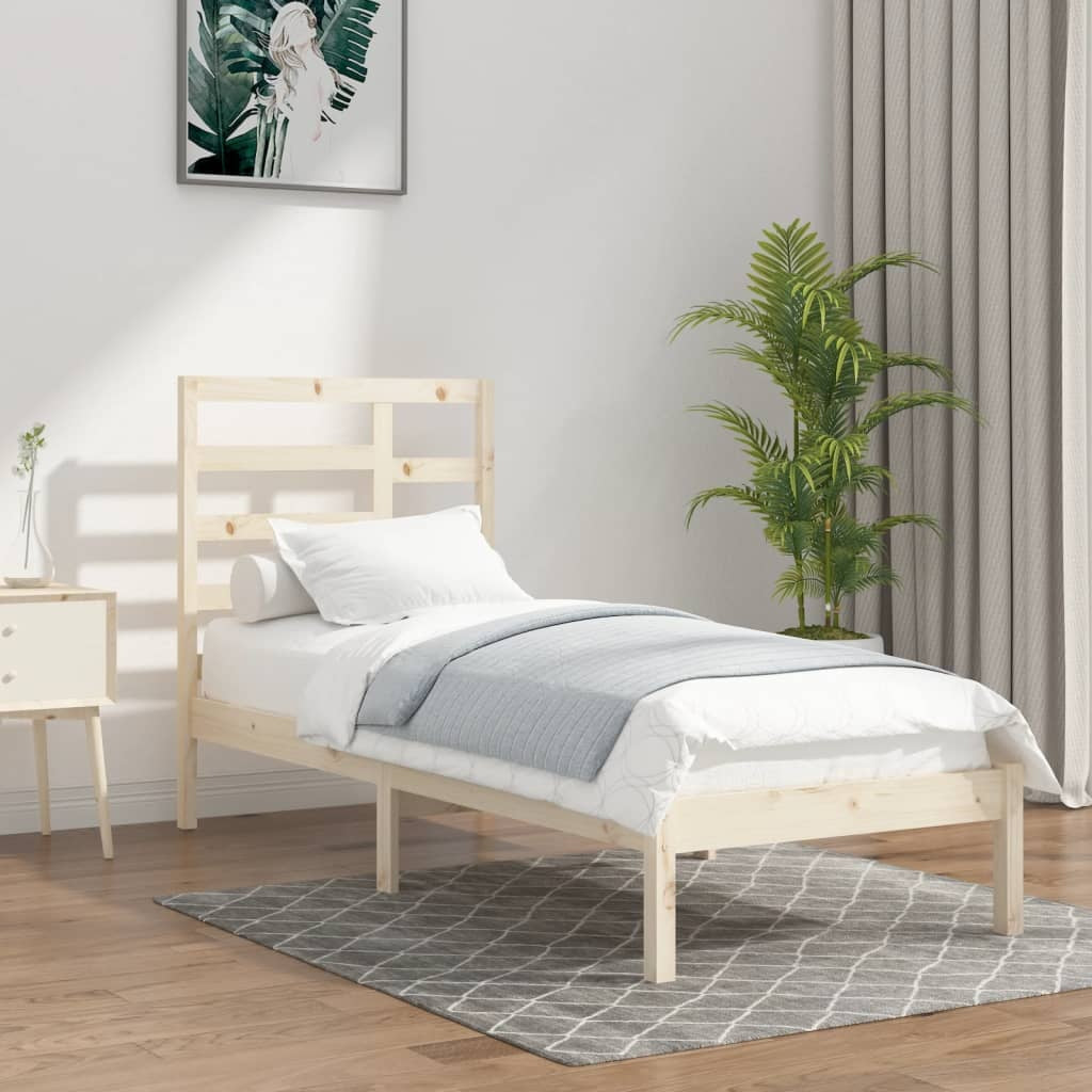 solid wood bed 90x200 cm