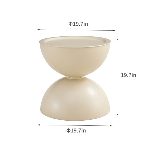 MILK WHITE Coffee Round Tables With STORGE MOVABLE TABLE TOP MULTIFUNCTIONAL END SIDE TABLE CJDropshipping