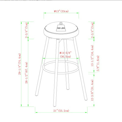 Modern Glam Upholstered Faux Velvet Bar Stool Emerald