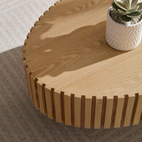 Modern Handmade Drum Coffee Table CJDropshipping