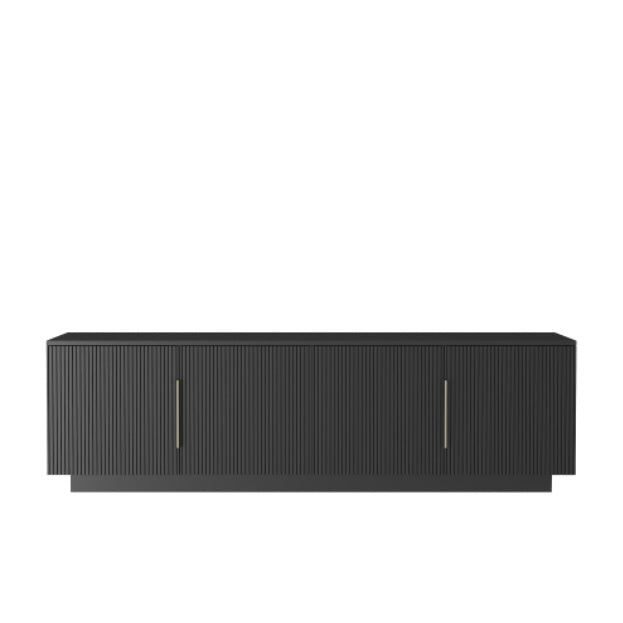 TV Stand With 16 Color LEDs,Modern TV Stand, TV Cabinet Entertainment Center For 55 60 65 Inch TV