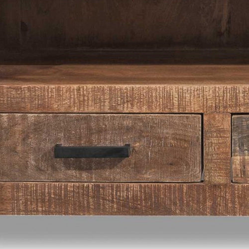 Solid Wood 3 Drawer TV Stand and Media Console Jade