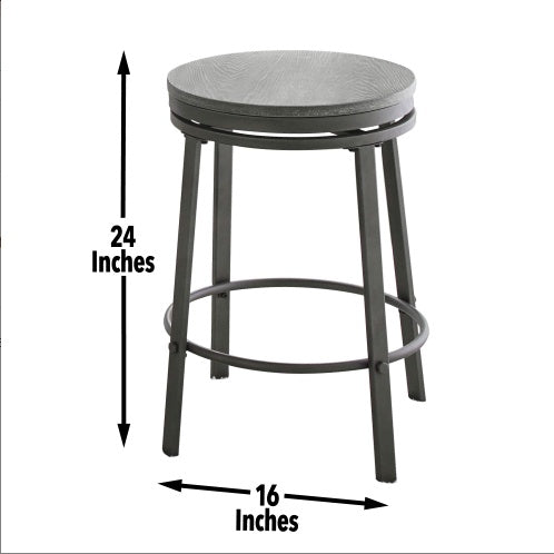 Portland - Counter Stool Dark Gray