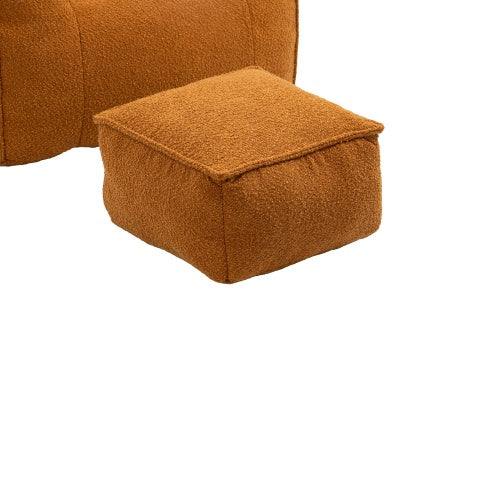 COOLMORE Bean Bag Chair Lazy Sofa Footstool Durable Comfort Lounger High Back Bean Bag Chair Couch For Adults And Kids, Indoor    Outdoor