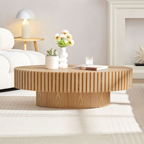 Modern Handmade Drum Coffee Table CJDropshipping