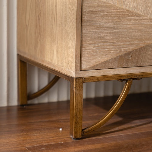 6 Drawers Dresser, Modern Dressers & Chests Of Drawers, TV Stand,Light Wood Dresser For Bedroom,Living Room,Hallway