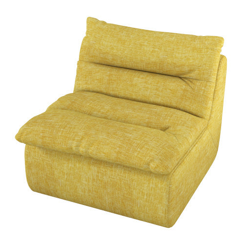 Lazy Floor Sofa ,Modern Armless Floor Lounge Chair, Comfy Accent Bean Bag Couch, Single Corner Chair Sofa For Living Room Bedroom Salon Office