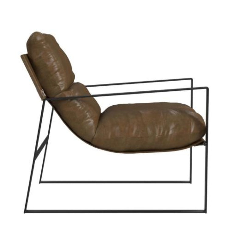 Varick Faux Leather Accent Chair