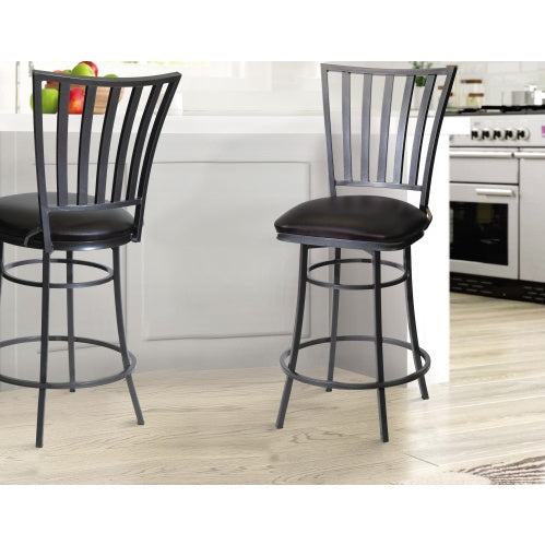 Stellan - Swivel Counter Stool Black