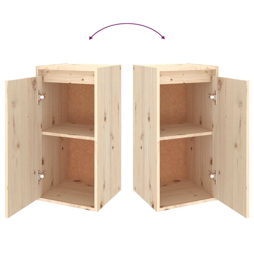 TV Cabinets 5 pcs Solid Pinewood