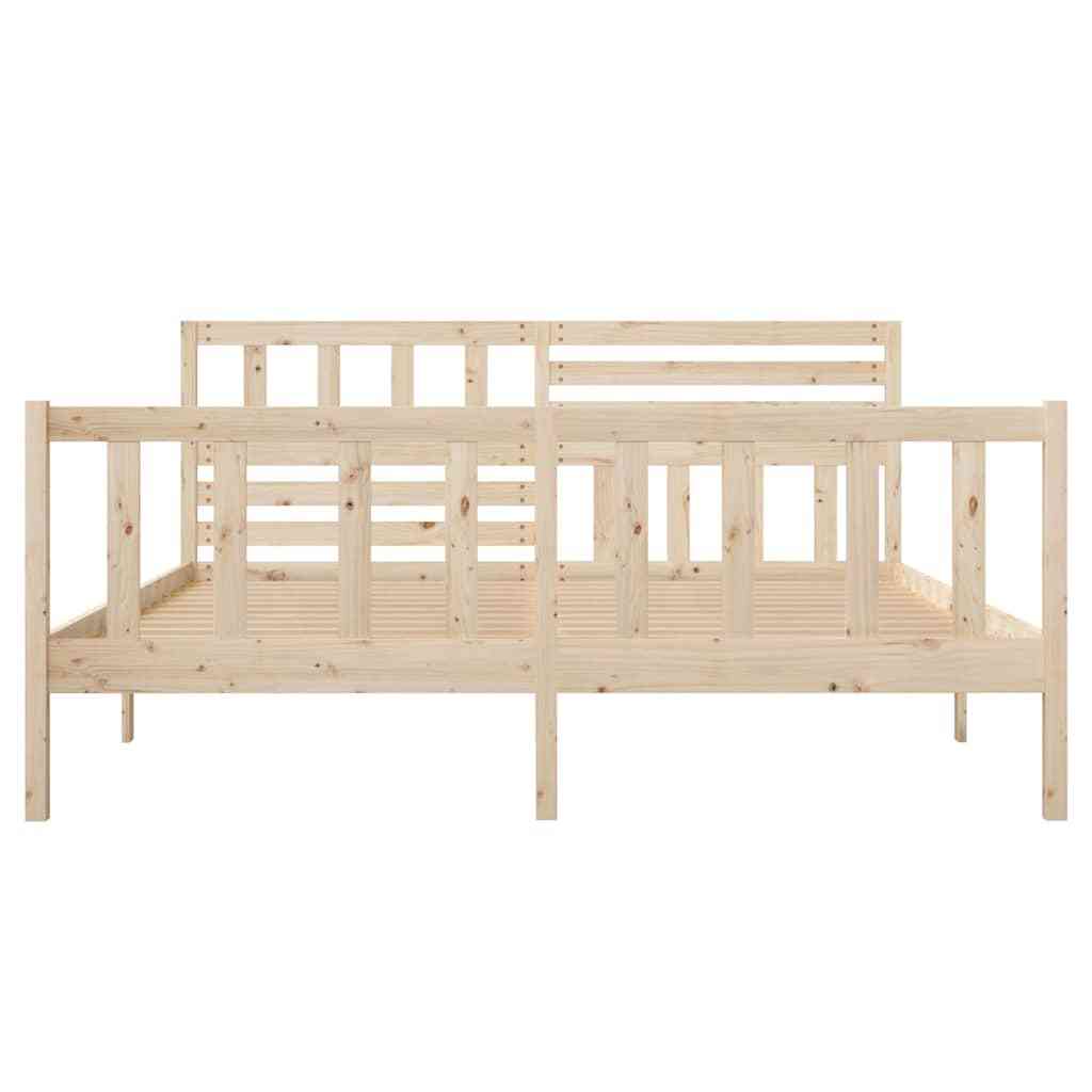 solid wood bed 140x190 cm