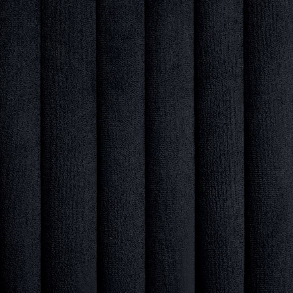 Dining Chairs 2 pcs Black Velvet