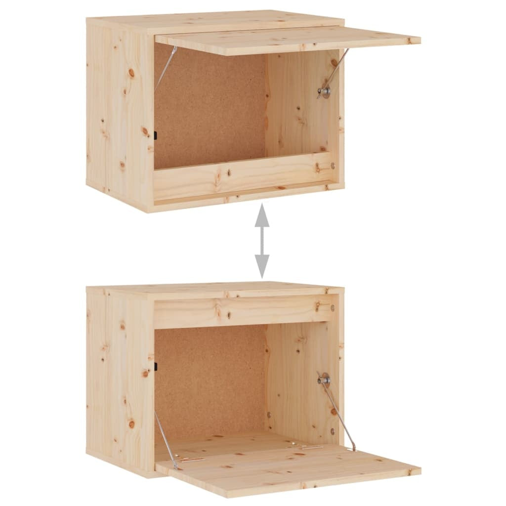 TV Cabinets 3 pcs Solid Pinewood