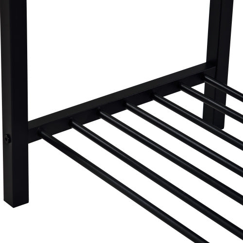 Dining Table Chair And Bench Set 6 Wooden Steel Frame Industrial Style Kitchen Dining Table Set