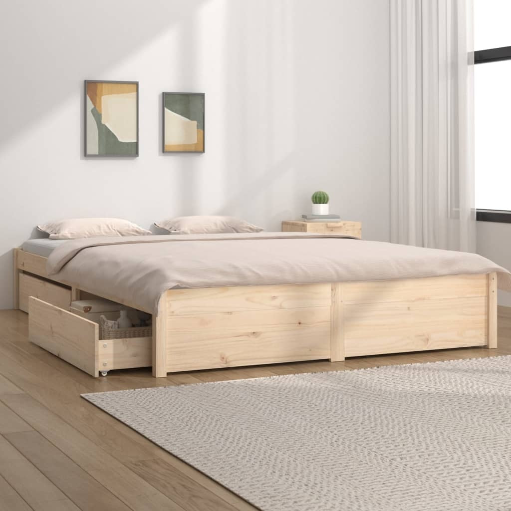 Bed with Drawers 180x200 cm