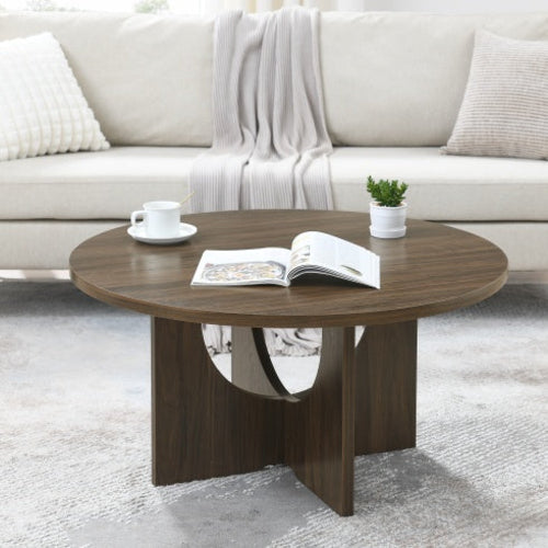 Modern Minimalist Coffee Table, Solid Wood Coffee Table, Nordic Style CJDropshipping