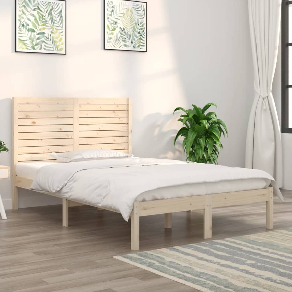 solid wood bed 120x190 cm