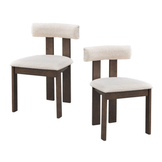 Set Of 2 Wooden Dining Chairs , Unavailable Platforms- Temu CJDropshipping