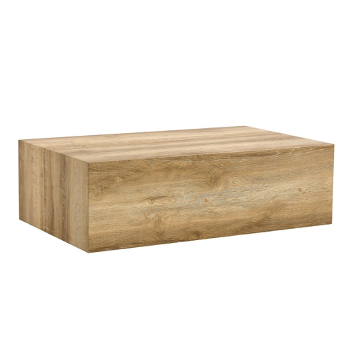 Modern Coffee Table with Smooth Light Wood Texture Patterns, MDF Sangria Beech