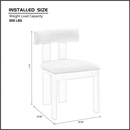 Set Of 2 Wooden Dining Chairs , Unavailable Platforms- Temu CJDropshipping
