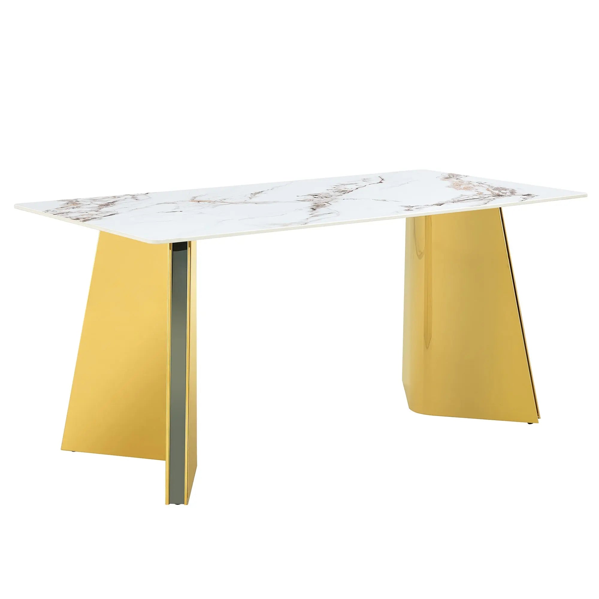 Table and chair set.63'x31.5x30' Luxurious Cold Jade Patterned Sangria Beech