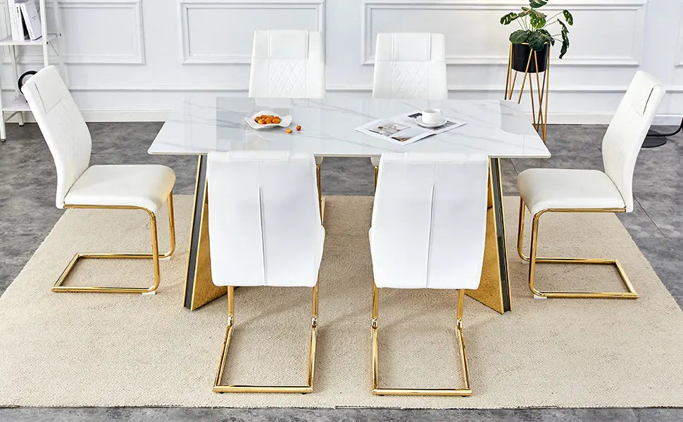 Table and chair set.63'x31.5x30' Luxurious Snow Mountain Patterned Sangria Beech