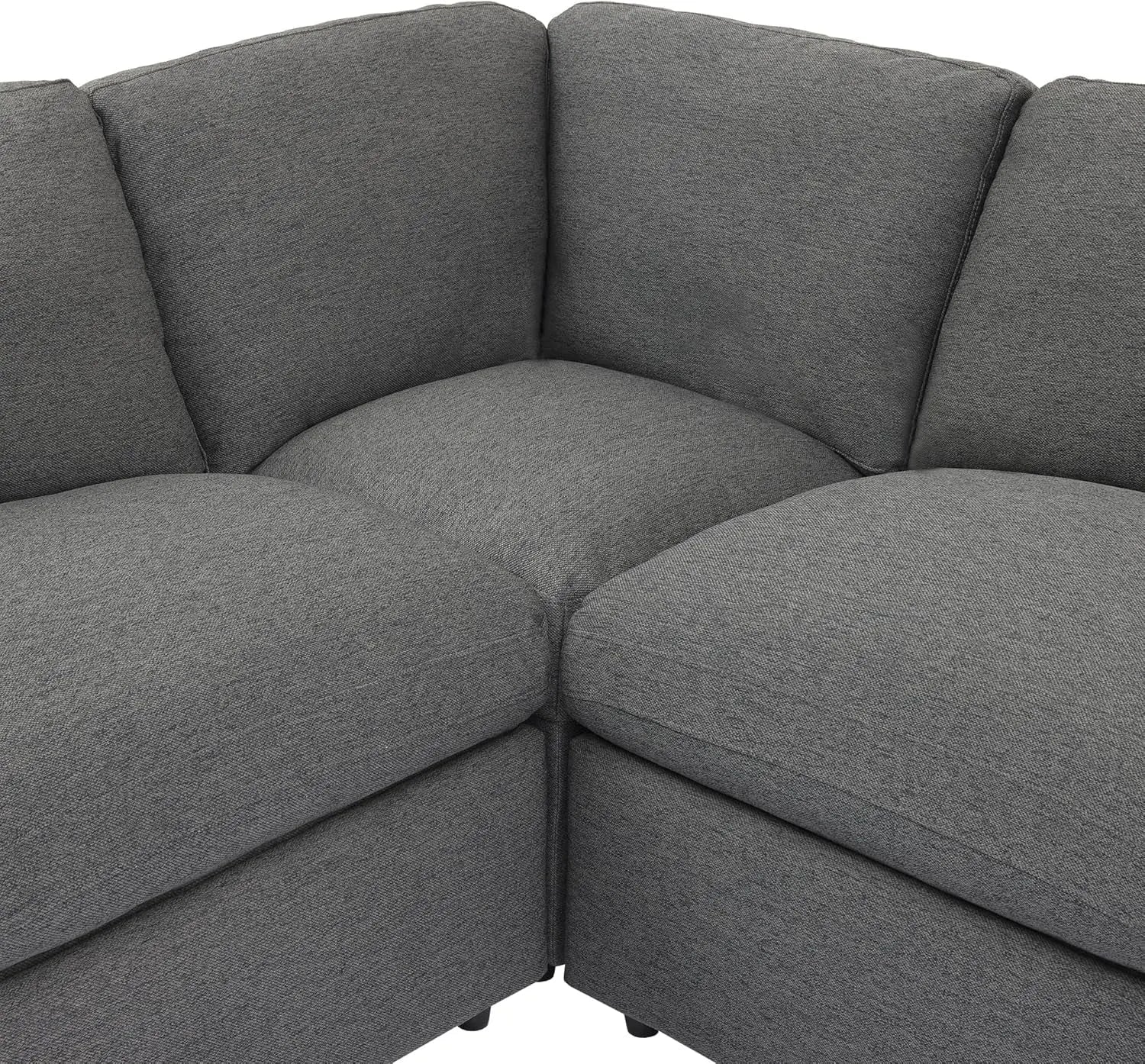 Modern Power Reclining Sectional Sofa with USB & Power Peach Maple