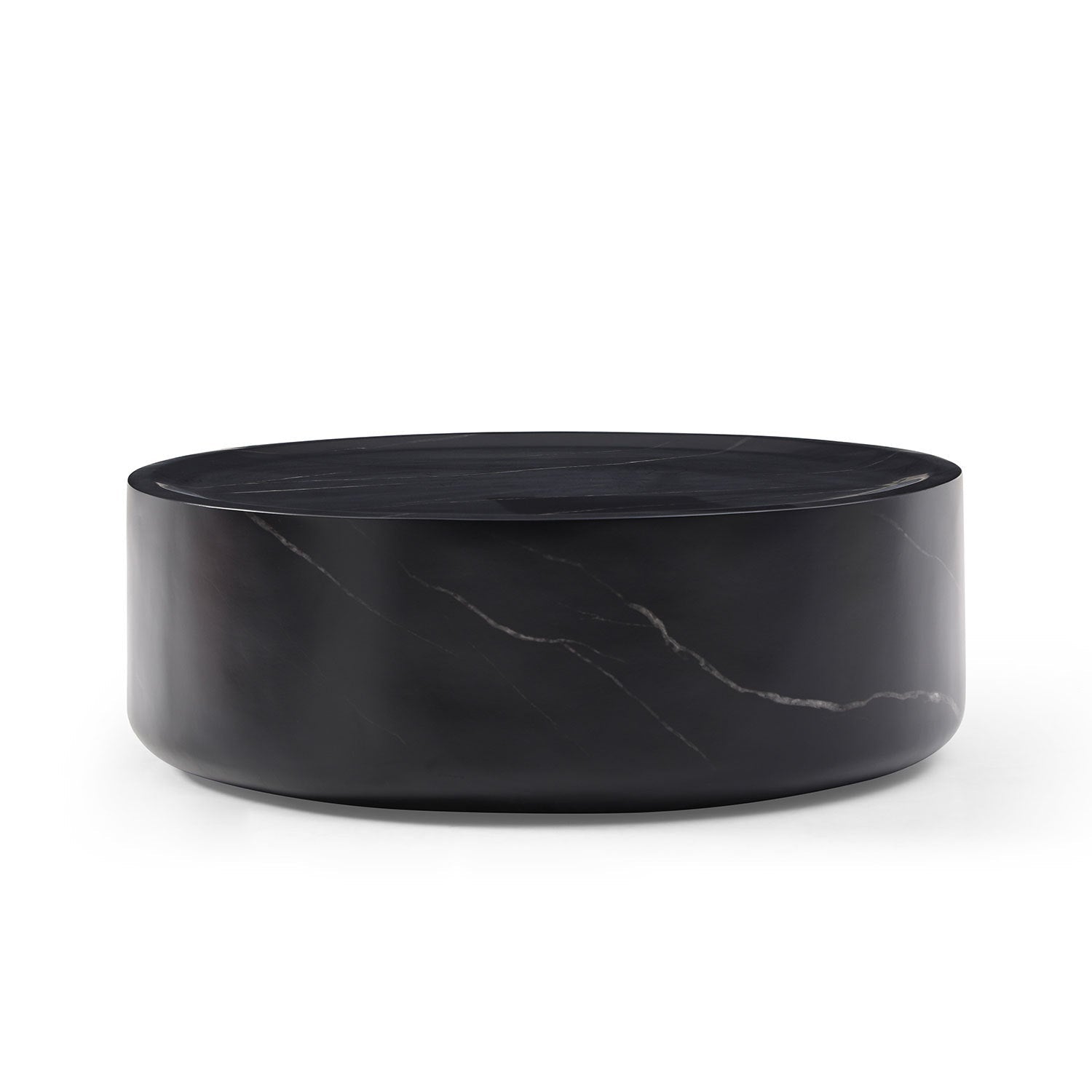31.49'' Round coffee table,Sturdy Fiberglass table for Living Room, No