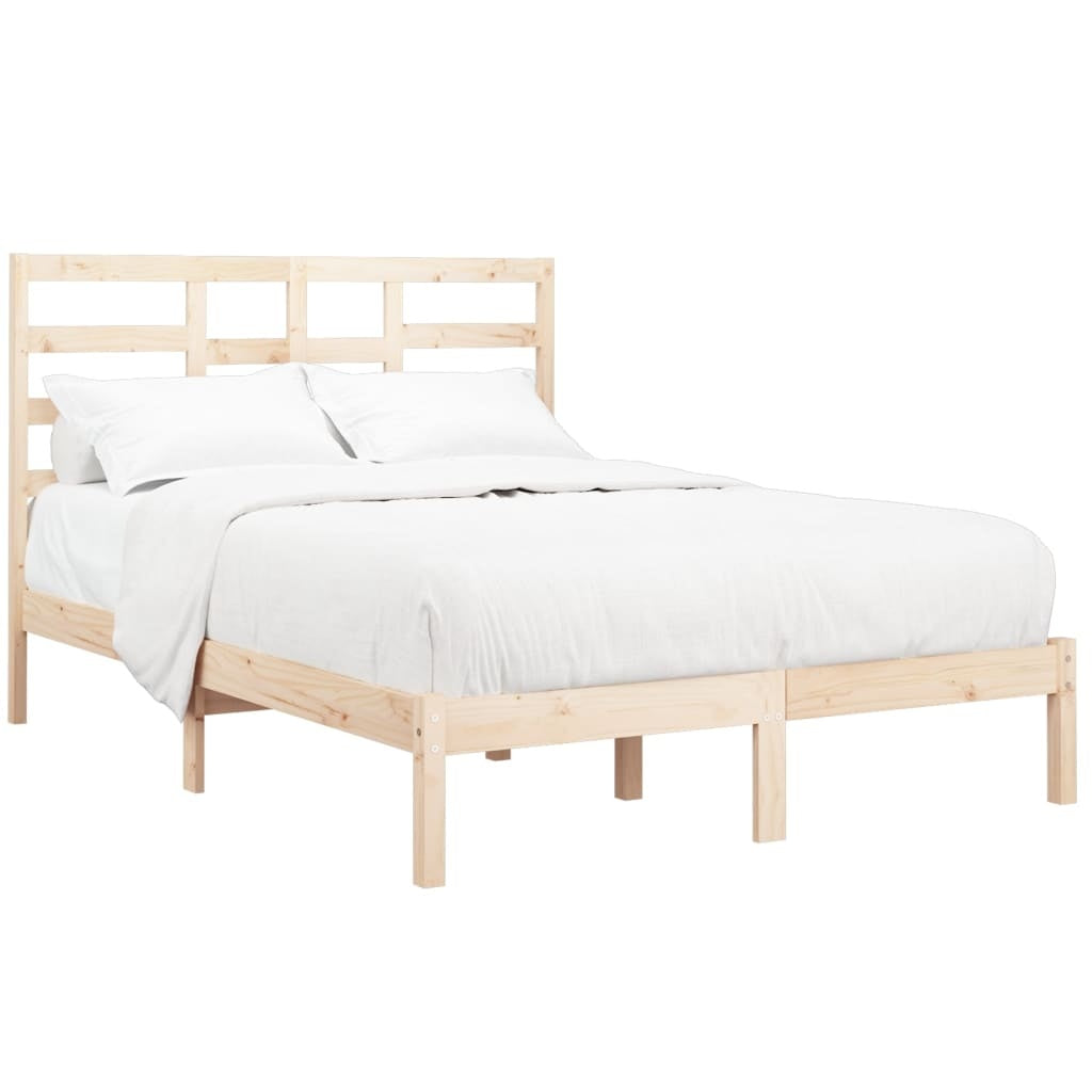 solid wood bed 140x190 cm