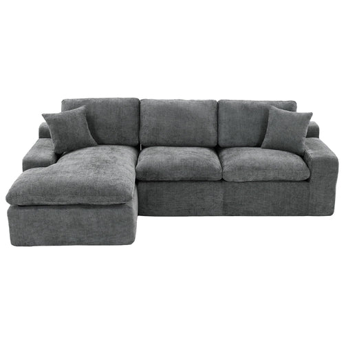 Cloud Sectional Sofa 107.9' Upholstered Sofa Couch with Double-layer