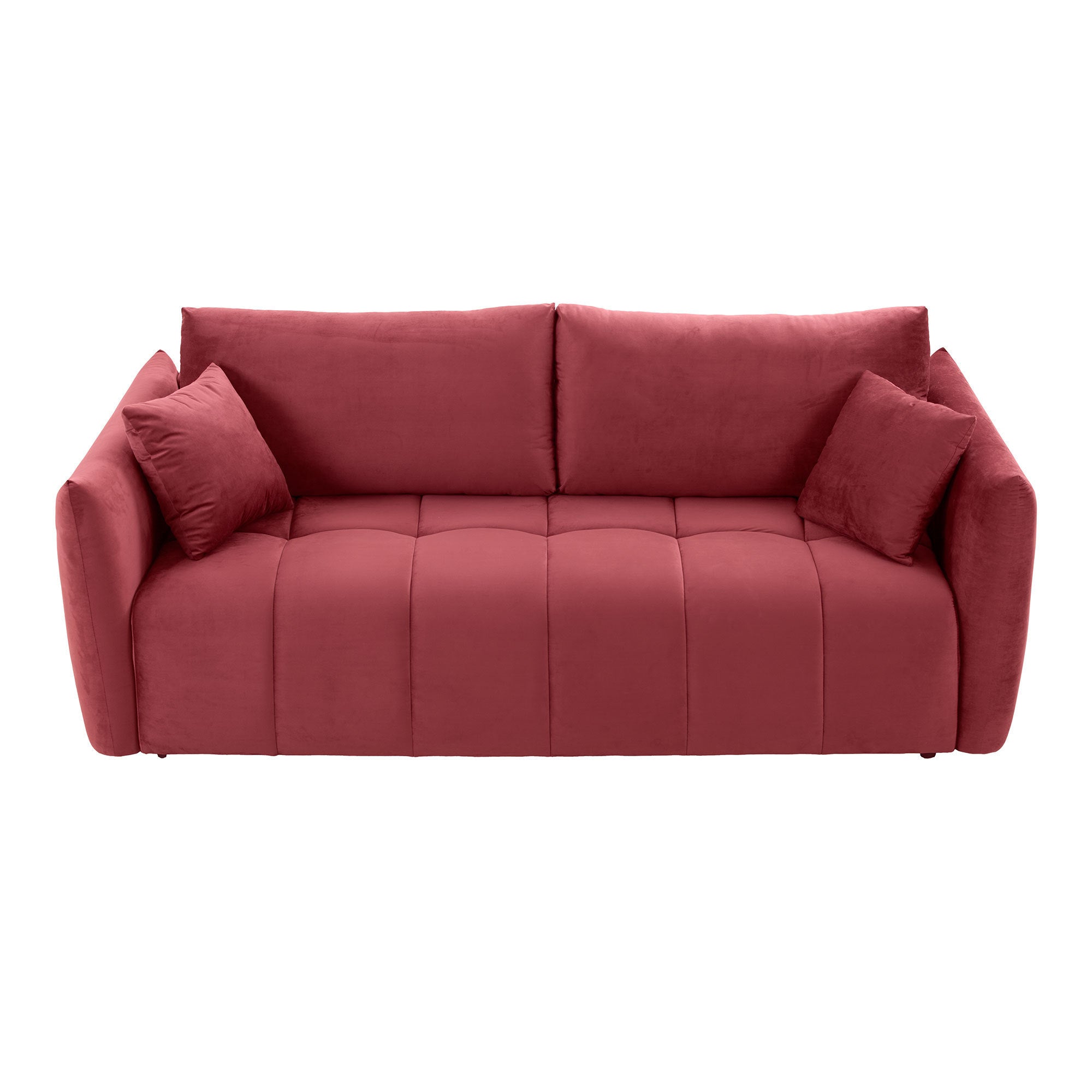 Sectional Sofa,3 seater sofa with 3 Pillows for Living Room,Velvet