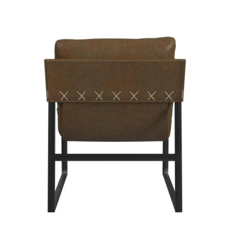 Varick Faux Leather Accent Chair